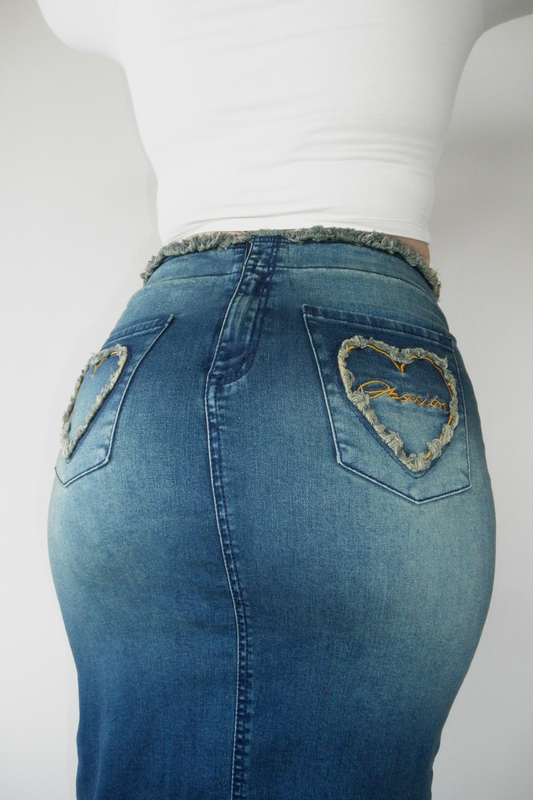 Corazoncito Maxi Skirt - Desert Rose