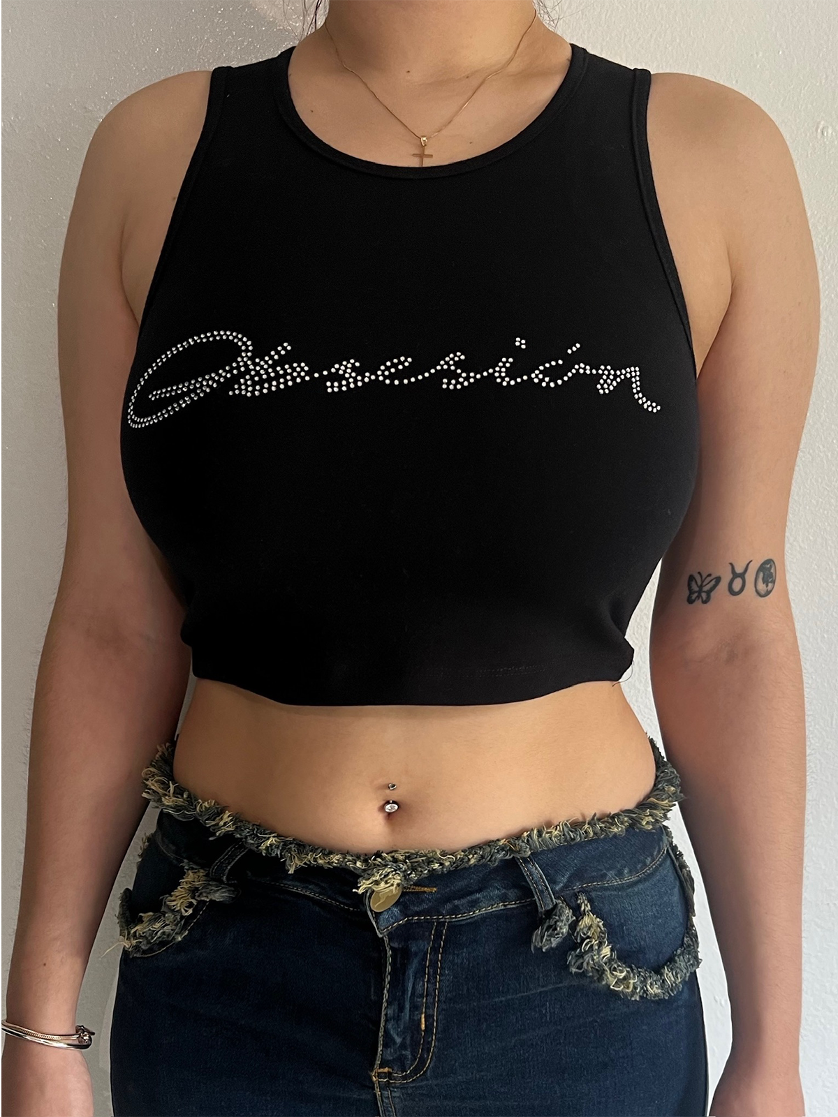 Obsesión Crop Tank Top