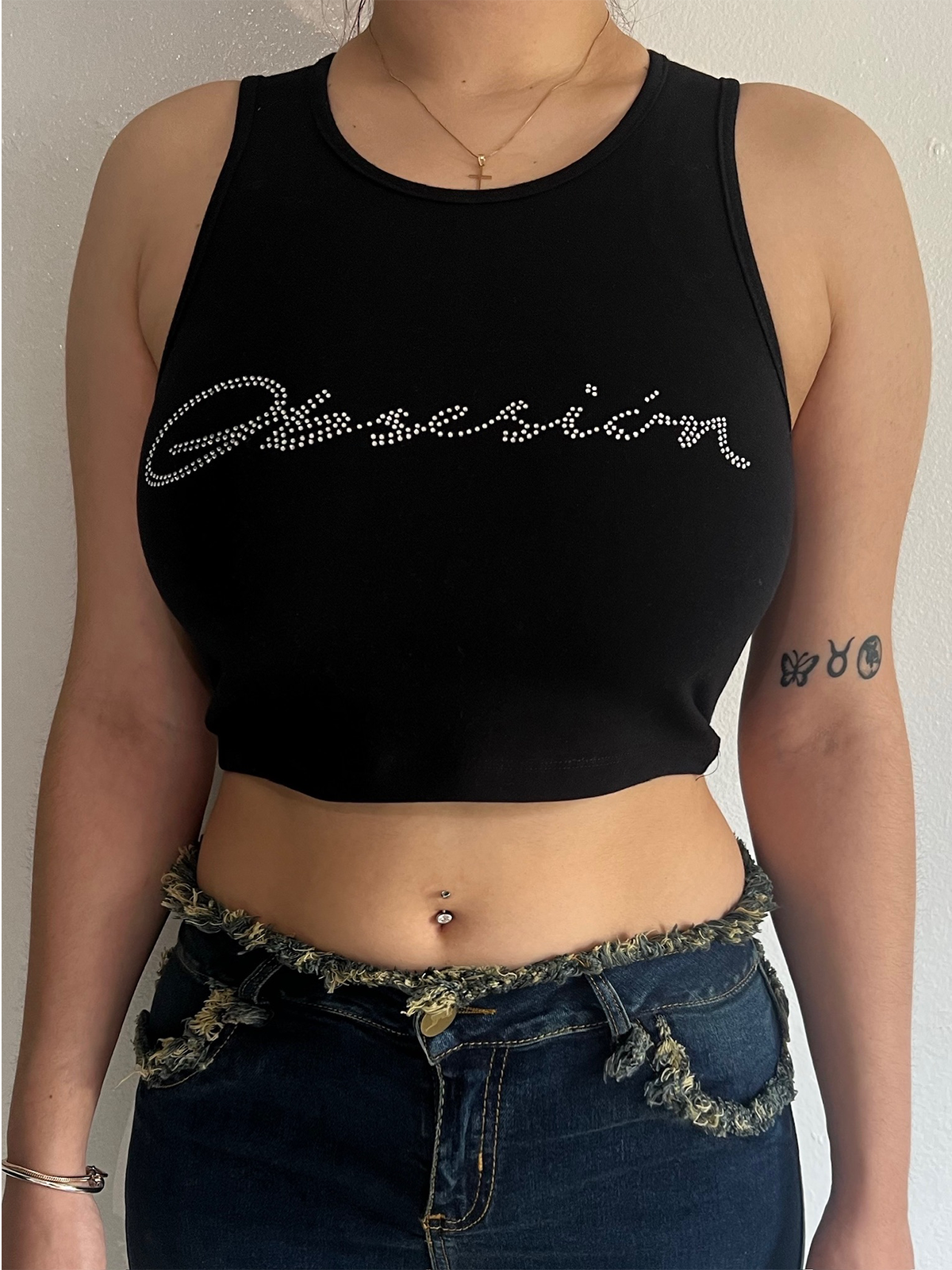 Obsesión Crop Tank Top