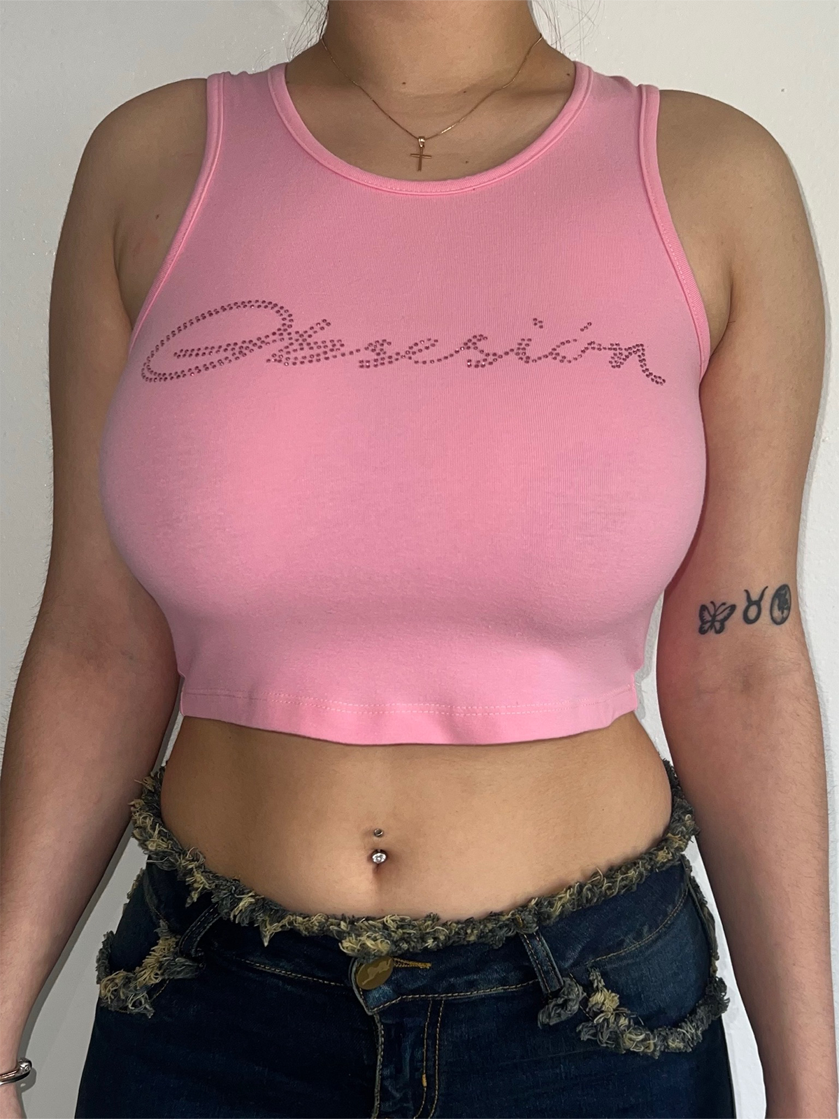 Obsesión Crop Tank Top