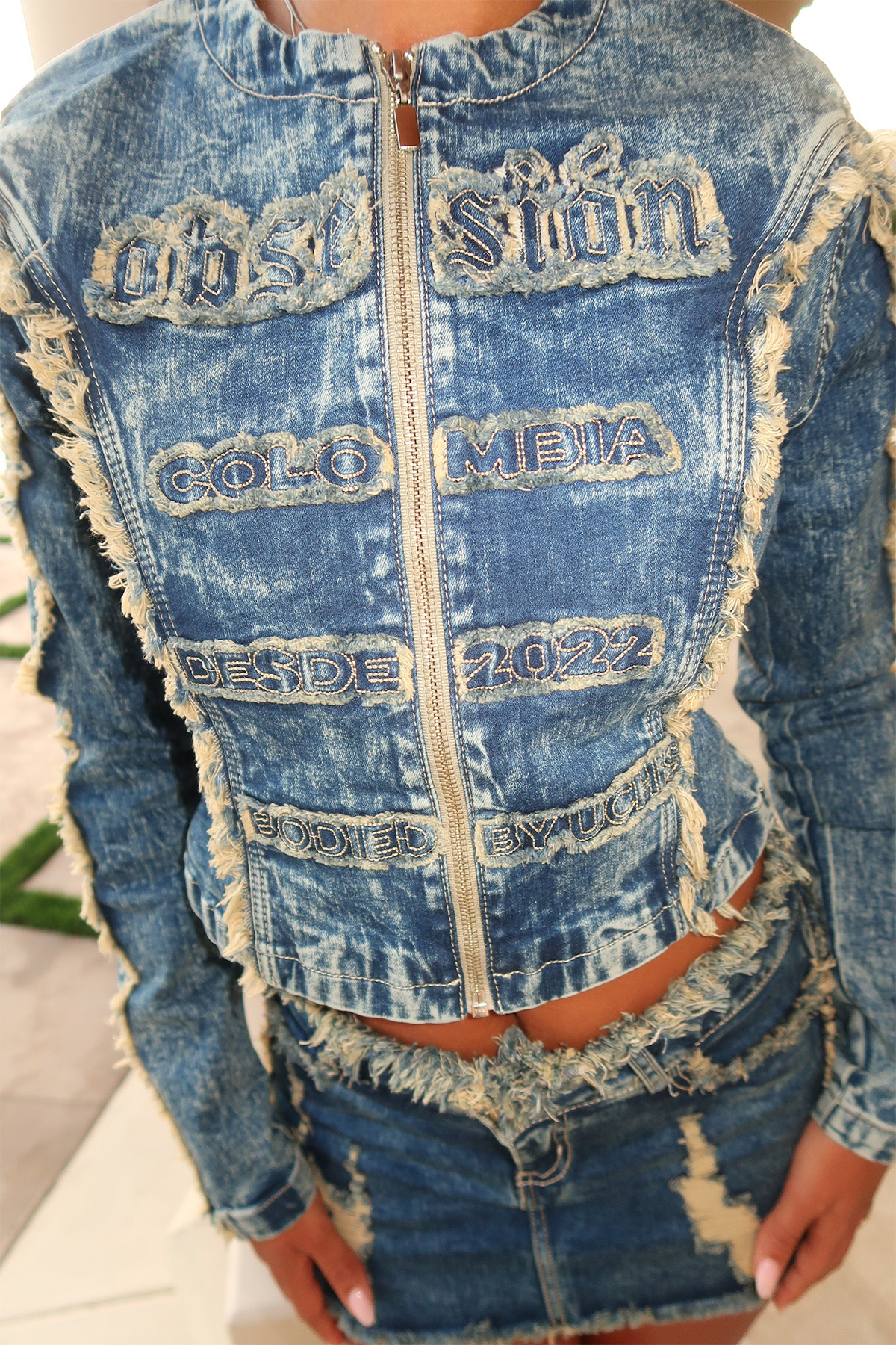 Obsesión Denim Jacket - Vintage Blue