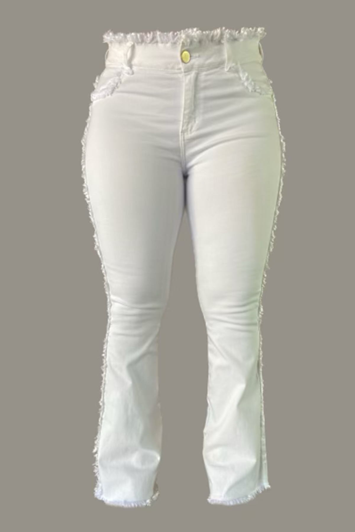 Coke White Bootcuts - White