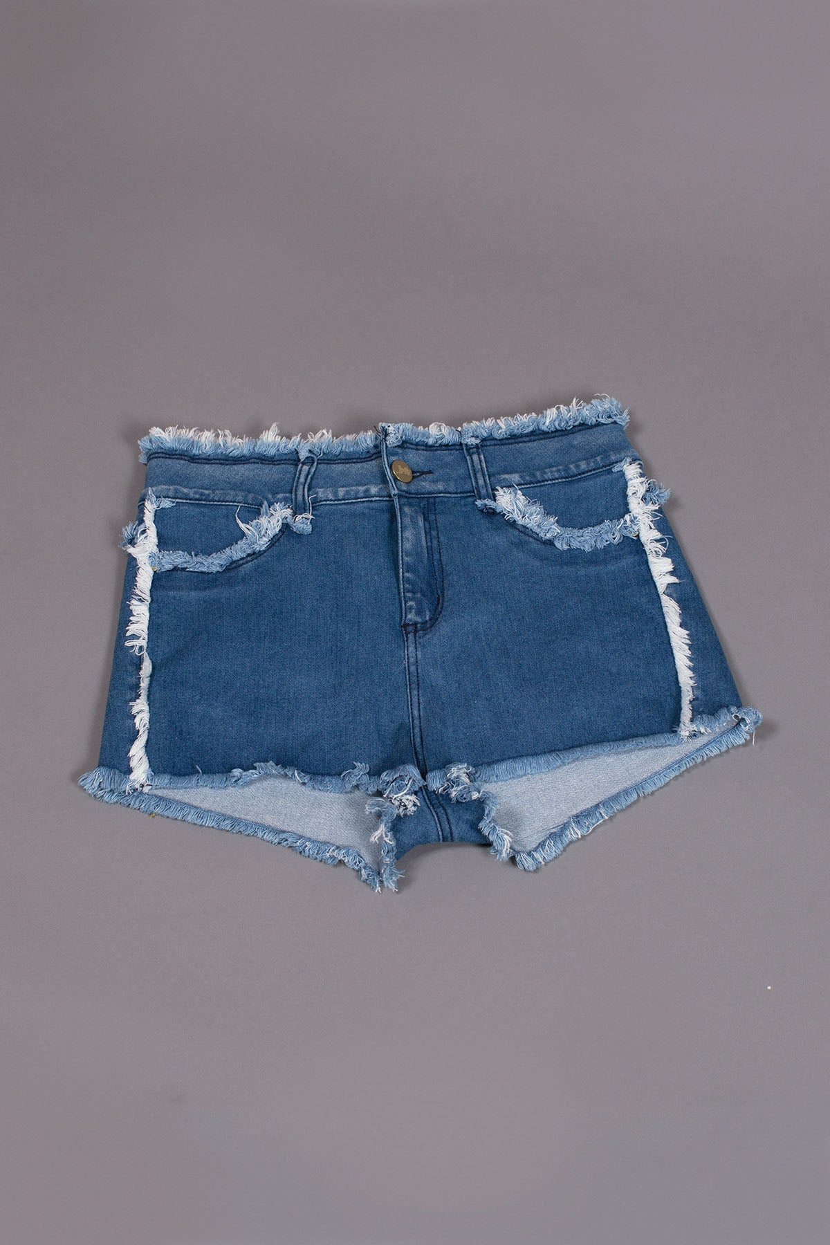 Culona Denim Shorts - Vintage Blue